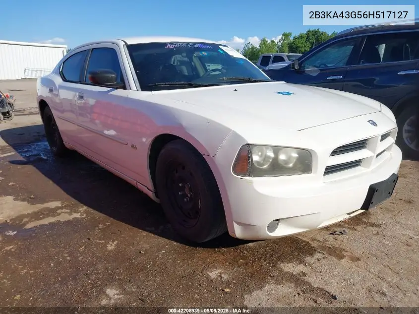 2006 Dodge Charger VIN: 2B3KA43G56H517127 Lot: 42208939