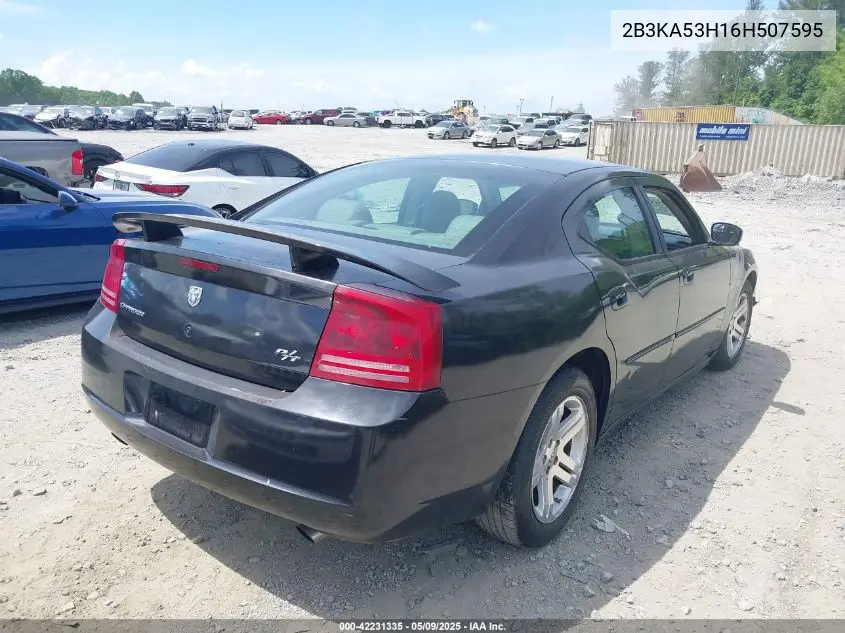 2006 Dodge Charger Rt VIN: 2B3KA53H16H507595 Lot: 42231335