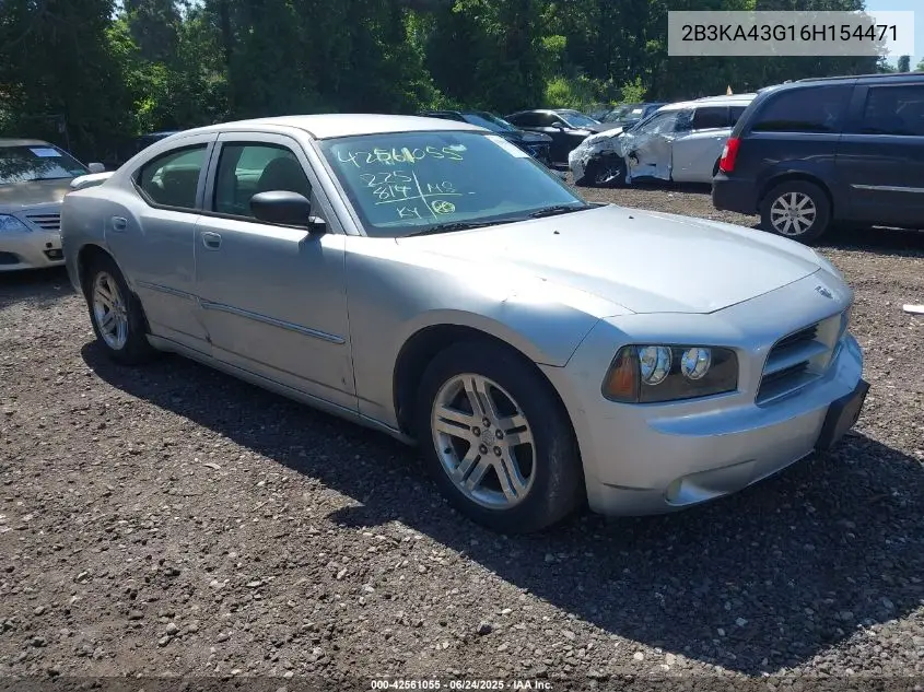 2006 Dodge Charger VIN: 2B3KA43G16H154471 Lot: 42561055