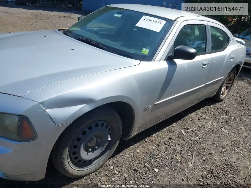 2006 Dodge Charger VIN: 2B3KA43G16H154471 Lot: 42561055
