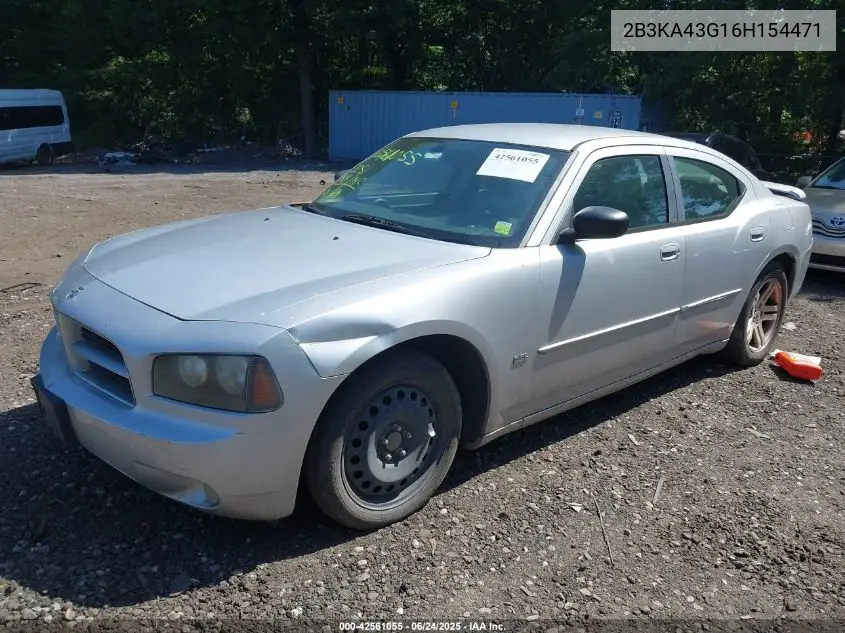 2006 Dodge Charger VIN: 2B3KA43G16H154471 Lot: 42561055