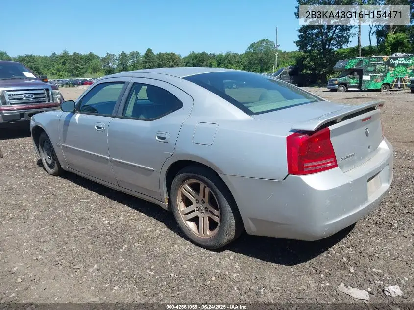 2006 Dodge Charger VIN: 2B3KA43G16H154471 Lot: 42561055