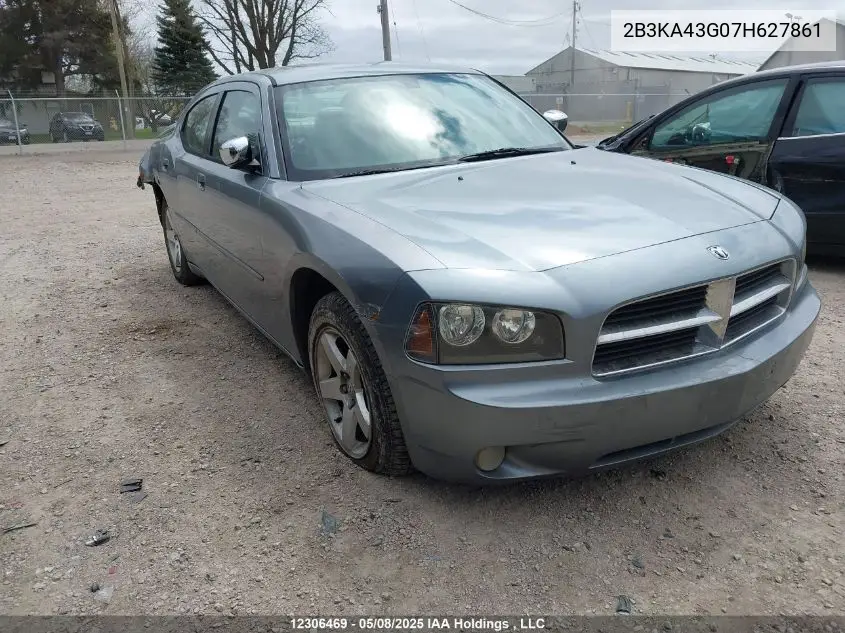 2007 Dodge Charger Se/Sxt VIN: 2B3KA43G07H627861 Lot: 12306469