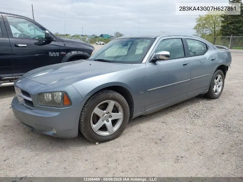 2007 Dodge Charger Se/Sxt VIN: 2B3KA43G07H627861 Lot: 12306469