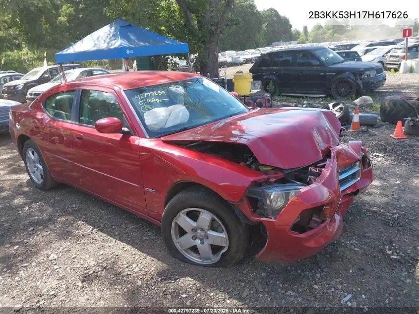 2007 Dodge Charger Rt VIN: 2B3KK53H17H617626 Lot: 42797239