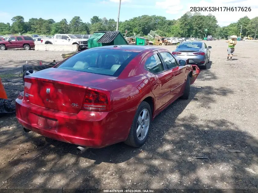 2007 Dodge Charger Rt VIN: 2B3KK53H17H617626 Lot: 42797239