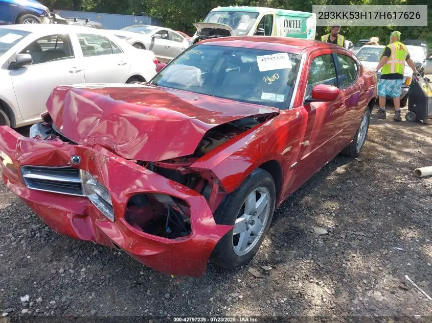 2007 Dodge Charger Rt VIN: 2B3KK53H17H617626 Lot: 42797239