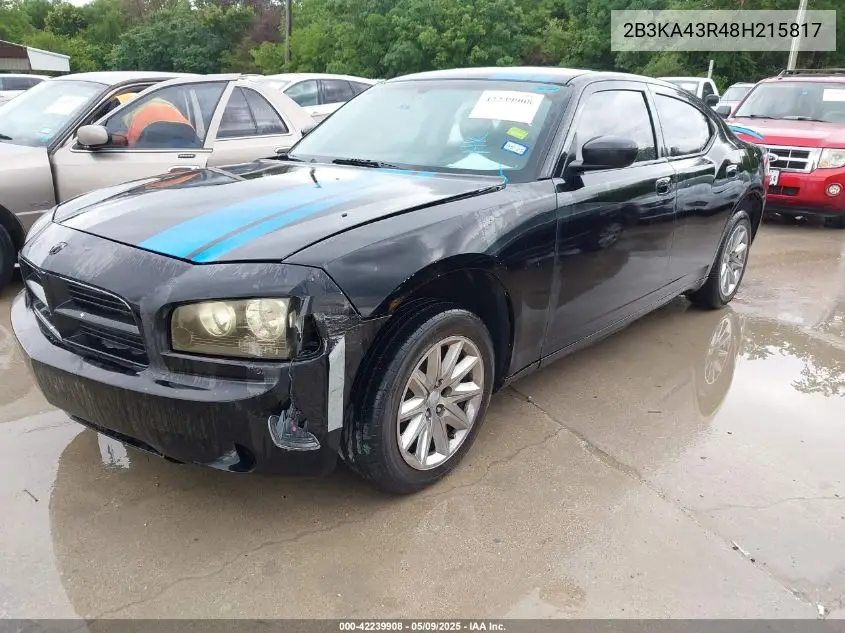 2008 Dodge Charger VIN: 2B3KA43R48H215817 Lot: 42239908