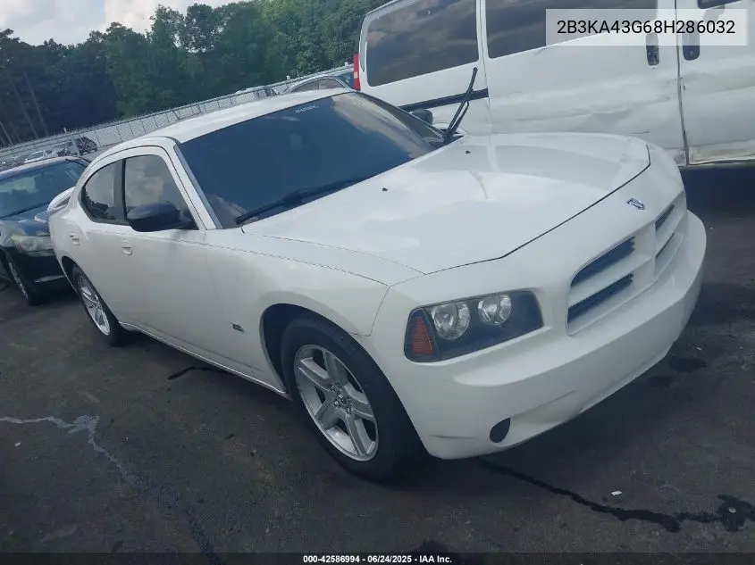 2008 Dodge Charger VIN: 2B3KA43G68H286032 Lot: 42586994