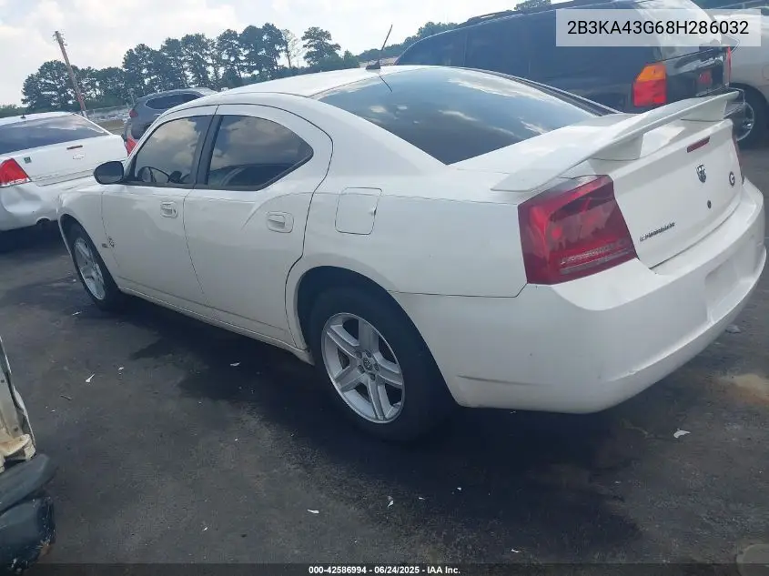 2008 Dodge Charger VIN: 2B3KA43G68H286032 Lot: 42586994
