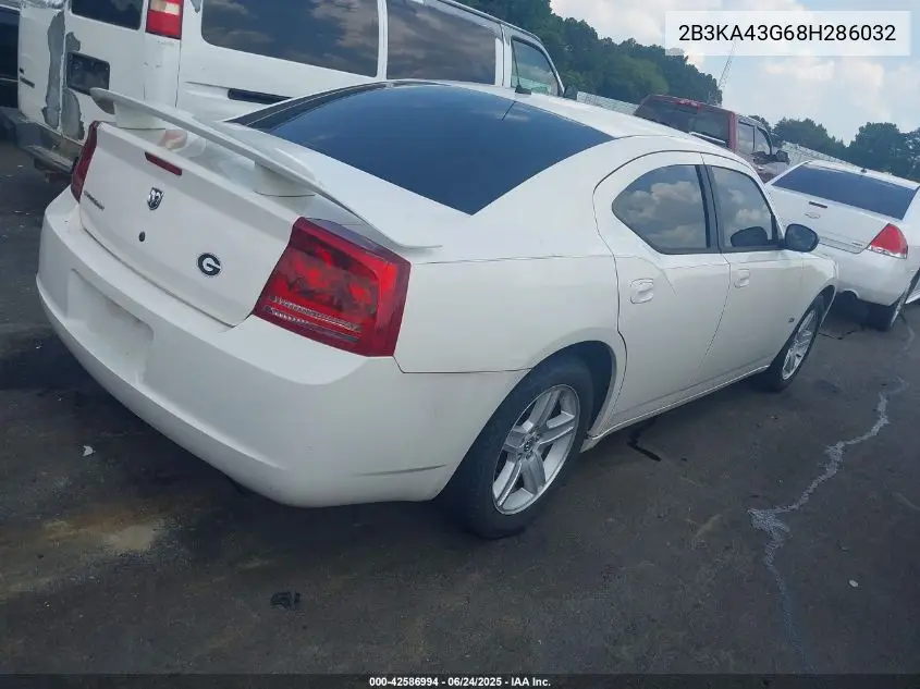 2008 Dodge Charger VIN: 2B3KA43G68H286032 Lot: 42586994