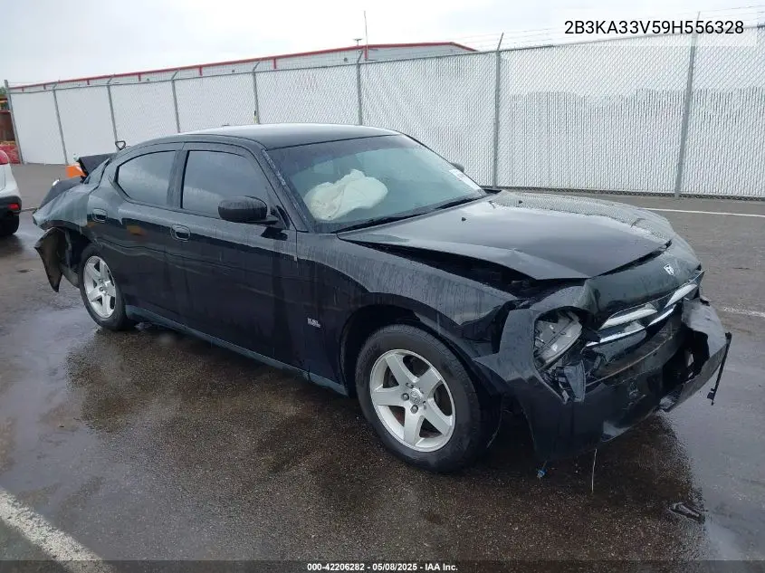 2009 Dodge Charger Sxt VIN: 2B3KA33V59H556328 Lot: 42206282