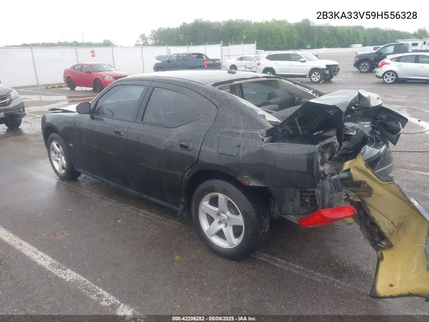 2009 Dodge Charger Sxt VIN: 2B3KA33V59H556328 Lot: 42206282