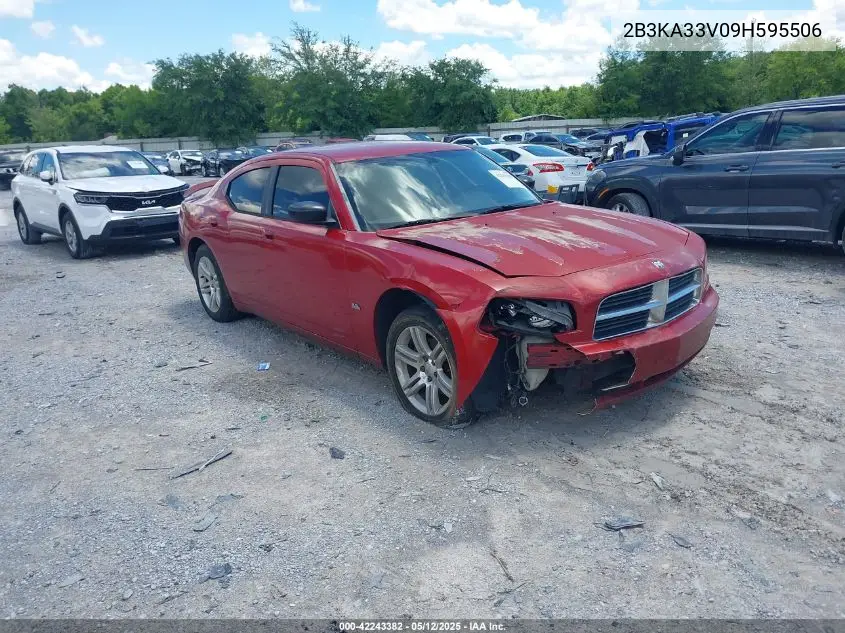 2009 Dodge Charger Sxt VIN: 2B3KA33V09H595506 Lot: 42243382