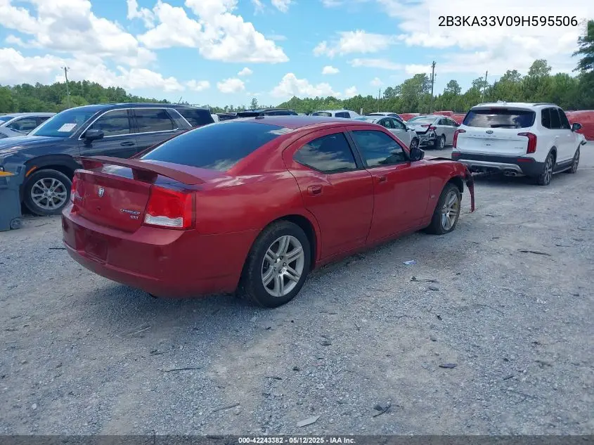 2009 Dodge Charger Sxt VIN: 2B3KA33V09H595506 Lot: 42243382