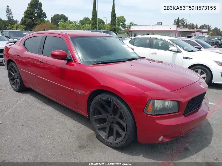 2009 Dodge Charger R/T VIN: 2B3KA53T59H573155 Lot: 42254291