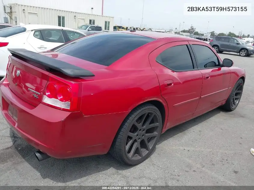2009 Dodge Charger R/T VIN: 2B3KA53T59H573155 Lot: 42254291