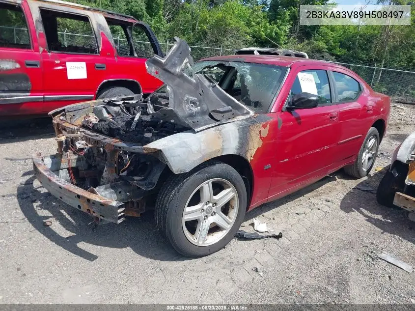 2009 Dodge Charger Sxt VIN: 2B3KA33V89H508497 Lot: 42525188