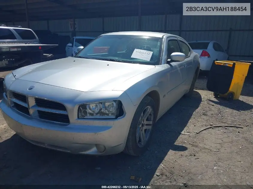 2010 Dodge Charger Sxt VIN: 2B3CA3CV9AH188454 Lot: 42266232