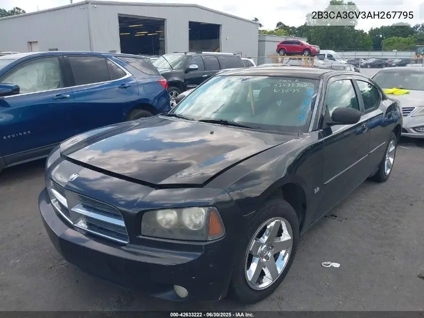 2010 Dodge Charger Sxt VIN: 2B3CA3CV3AH267795 Lot: 42633222