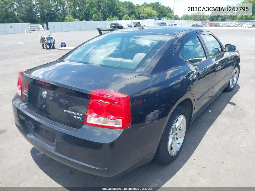 2010 Dodge Charger Sxt VIN: 2B3CA3CV3AH267795 Lot: 42633222