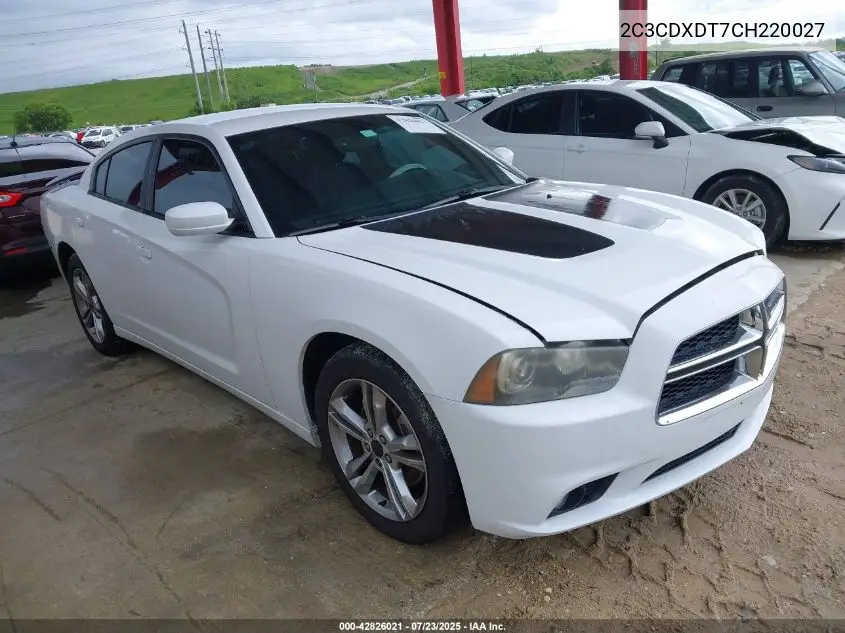 2c3cdxdt7ch220027 2C3CDXDT7CH220027 2012 Dodge Charger R/T