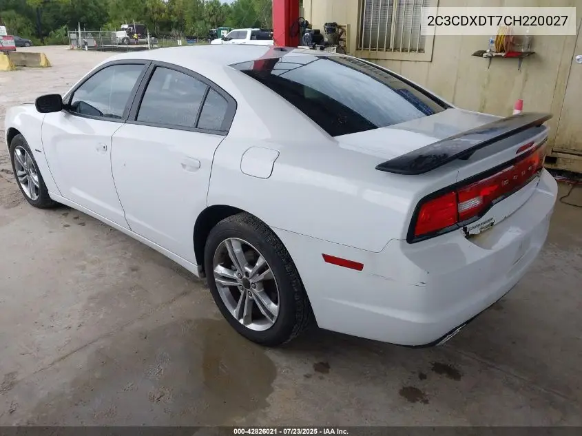 2c3cdxdt7ch220027 2C3CDXDT7CH220027 2012 Dodge Charger R/T