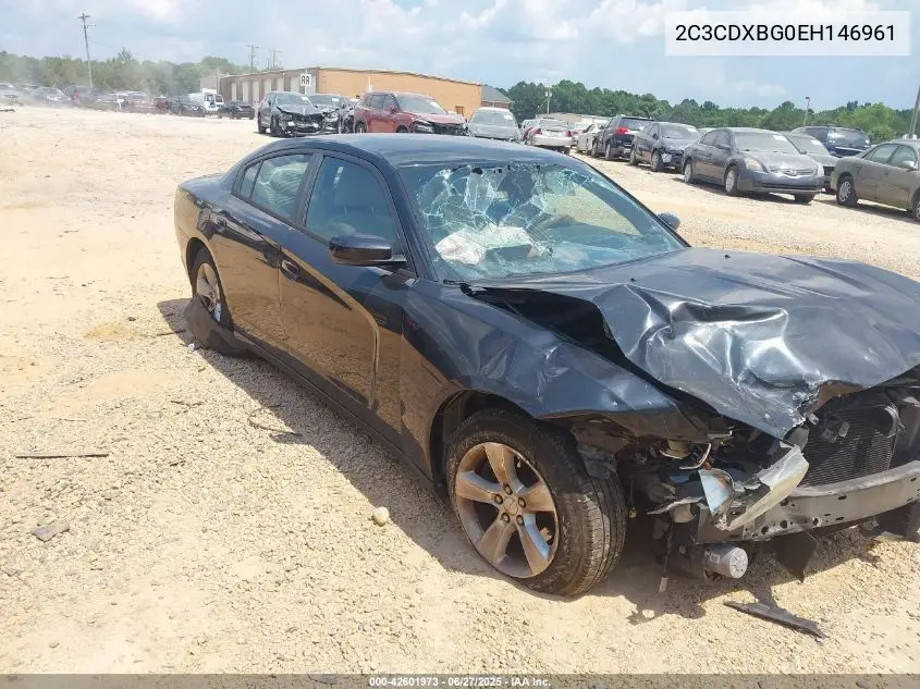 2014 Dodge Charger Se VIN: 2C3CDXBG0EH146961 Lot: 42601973