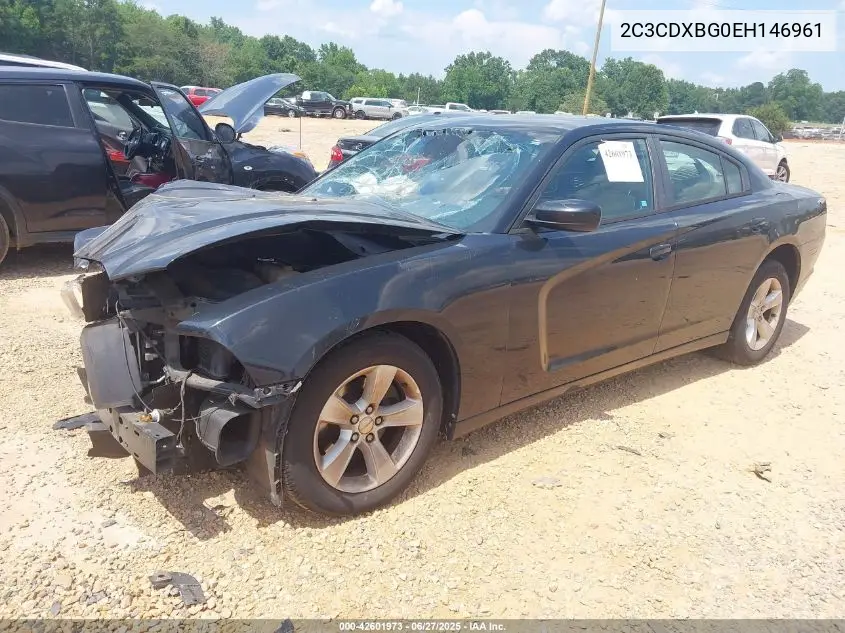 2014 Dodge Charger Se VIN: 2C3CDXBG0EH146961 Lot: 42601973