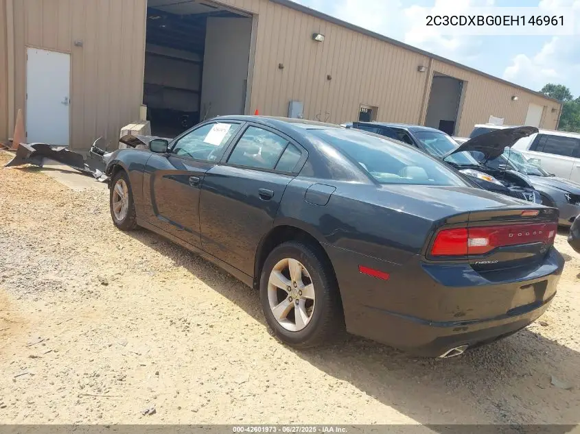 2014 Dodge Charger Se VIN: 2C3CDXBG0EH146961 Lot: 42601973