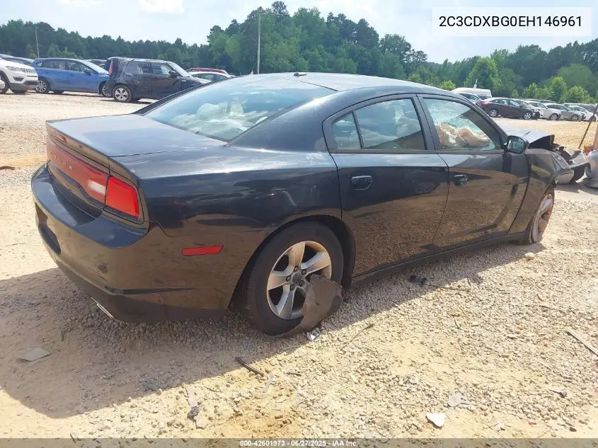 2014 Dodge Charger Se VIN: 2C3CDXBG0EH146961 Lot: 42601973