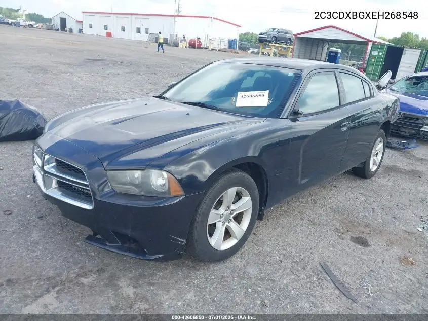 2014 Dodge Charger Se VIN: 2C3CDXBGXEH268548 Lot: 42606850