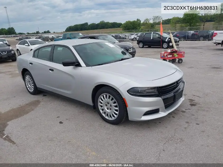 2017 Dodge Charger Police VIN: 2C3CDXKT6HH630831 Lot: 42622460