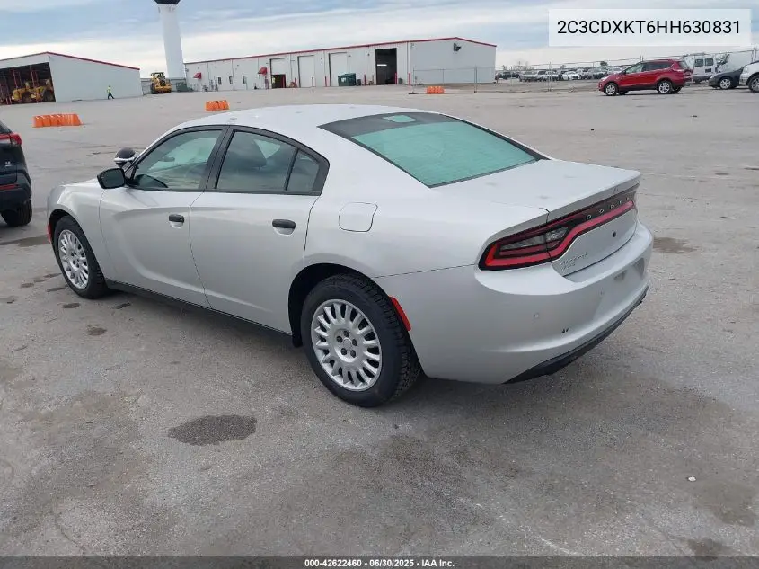2017 Dodge Charger Police VIN: 2C3CDXKT6HH630831 Lot: 42622460