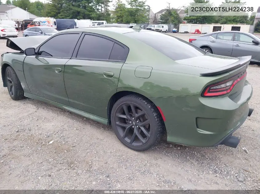 2020 Dodge Charger R/T Rwd VIN: 2C3CDXCT5LH224238 Lot: 42615916