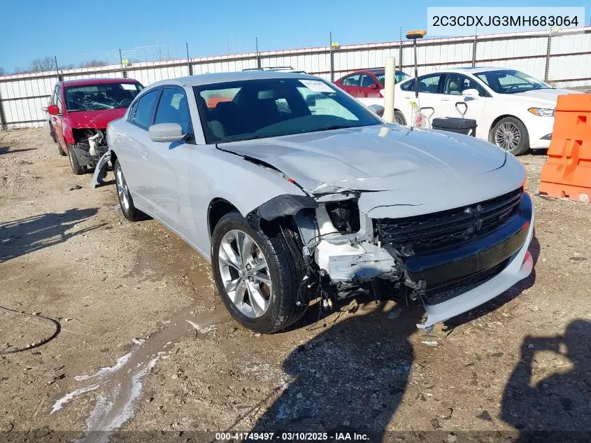 2021 Dodge Charger Sxt Awd VIN: 2C3CDXJG3MH683064 Lot: 41749497