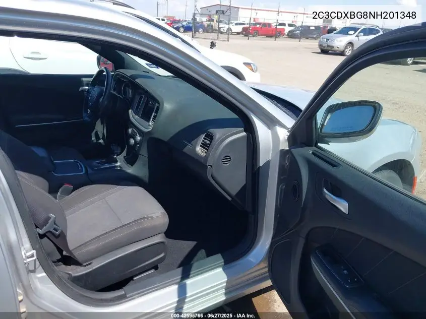 2022 Dodge Charger Sxt Rwd VIN: 2C3CDXBG8NH201348 Lot: 42595766
