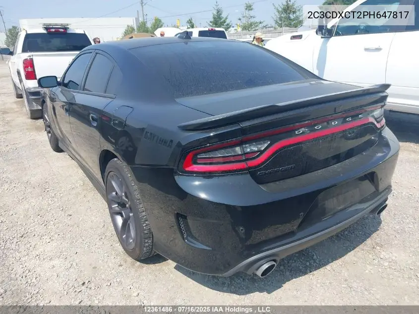 2c3cdxct2ph647817 2C3CDXCT2PH647817 2023 Dodge Charger R/T