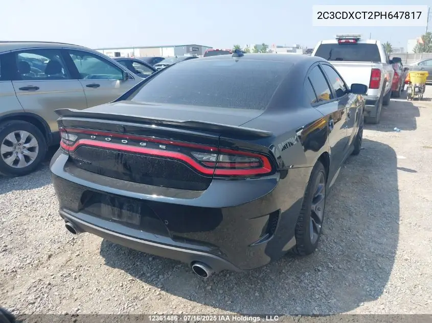 2c3cdxct2ph647817 2C3CDXCT2PH647817 2023 Dodge Charger R/T