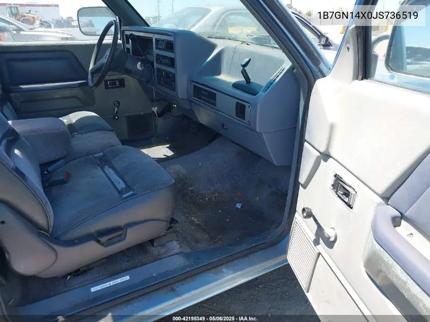 1988 Dodge Dakota VIN: 1B7GN14X0JS736519 Lot: 42195349
