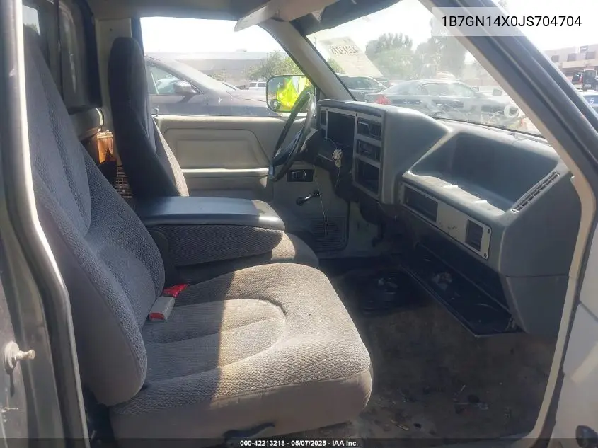 1988 Dodge Dakota VIN: 1B7GN14X0JS704704 Lot: 42213218