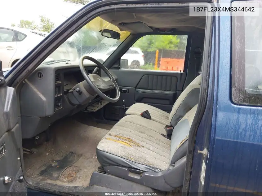 1991 Dodge Dakota VIN: 1B7FL23X4MS344642 Lot: 42613617