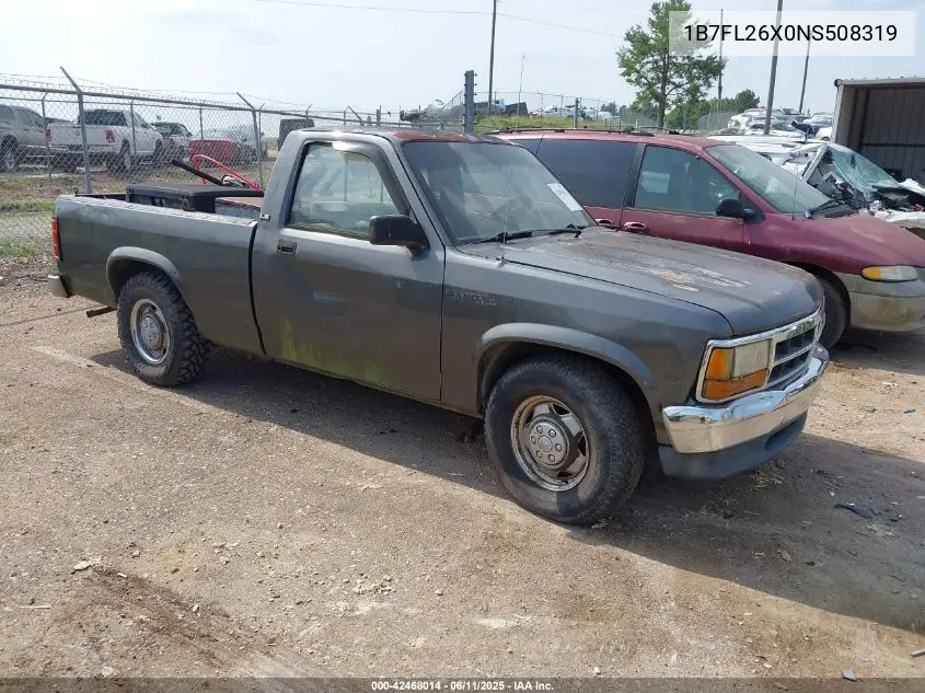 1992 Dodge Dakota VIN: 1B7FL26X0NS508319 Lot: 42468014