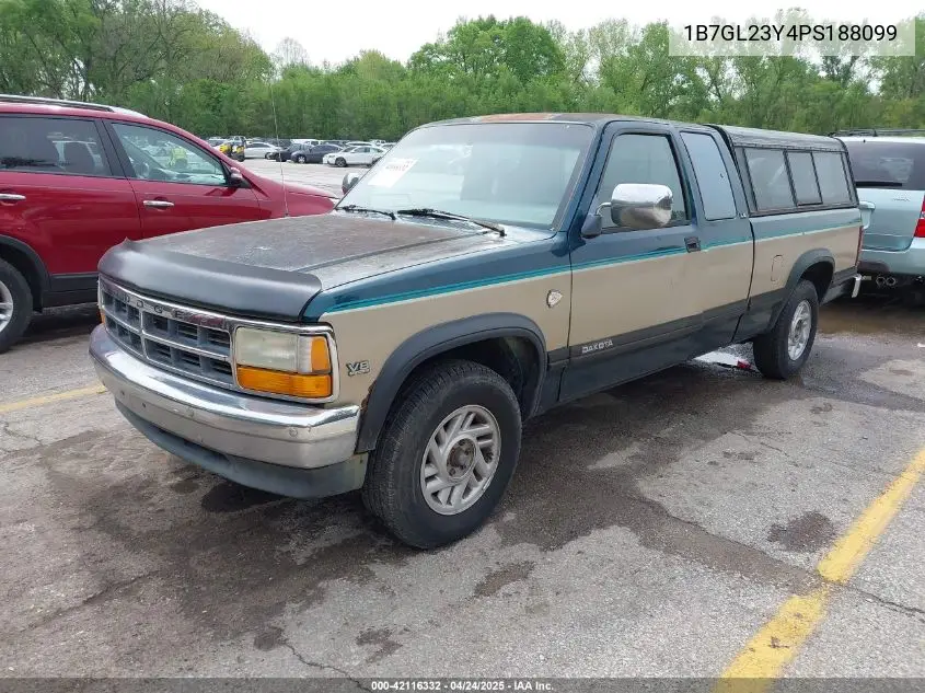 1993 Dodge Dakota VIN: 1B7GL23Y4PS188099 Lot: 42116332