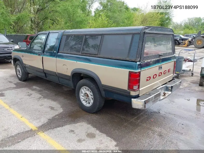 1993 Dodge Dakota VIN: 1B7GL23Y4PS188099 Lot: 42116332