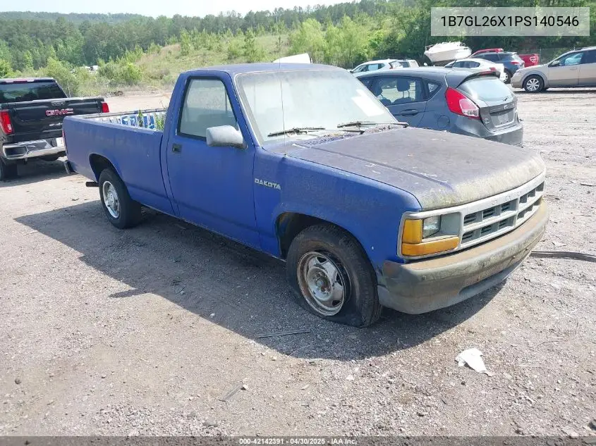 1993 Dodge Dakota VIN: 1B7GL26X1PS140546 Lot: 42142391