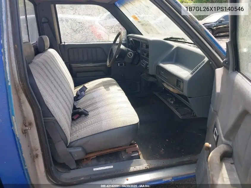 1993 Dodge Dakota VIN: 1B7GL26X1PS140546 Lot: 42142391