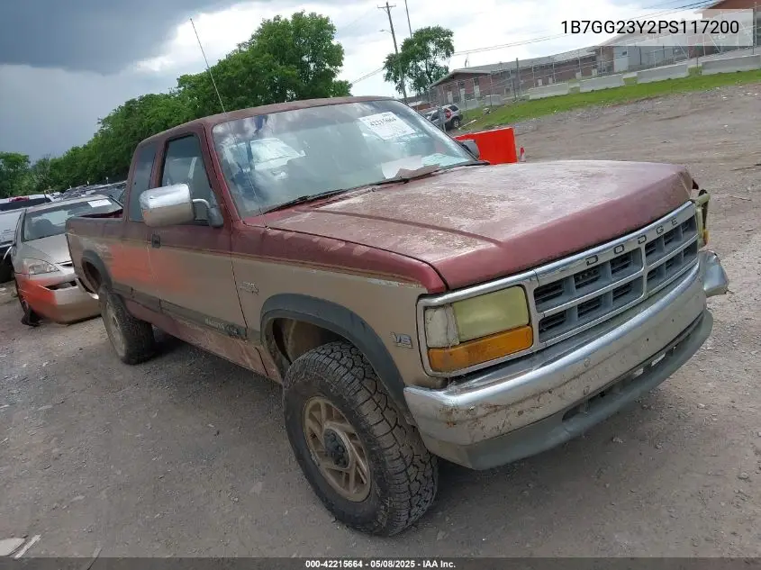 1993 Dodge Dakota VIN: 1B7GG23Y2PS117200 Lot: 42215664