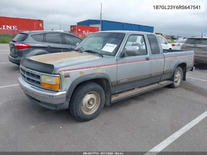 1994 Dodge Dakota VIN: 1B7GL23Y6RS647541 Lot: 42717711