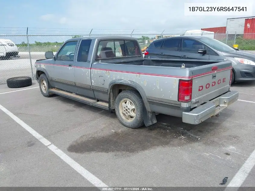1994 Dodge Dakota VIN: 1B7GL23Y6RS647541 Lot: 42717711